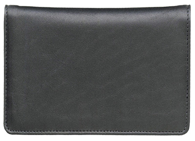 Black Top Stub Leather Cover
