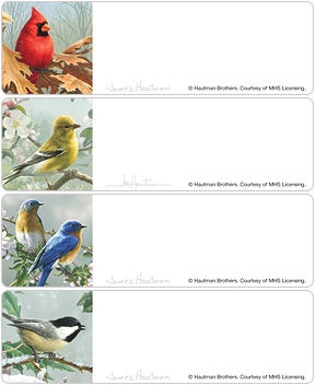Songbirds Seasons Address Labels