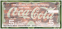 Coca-Cola Retro Signs Checks