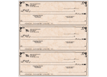 Antique Business Register Checks