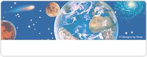 Designs by Shan™ Celestial Bodies Address Labels - Checks SuperStore