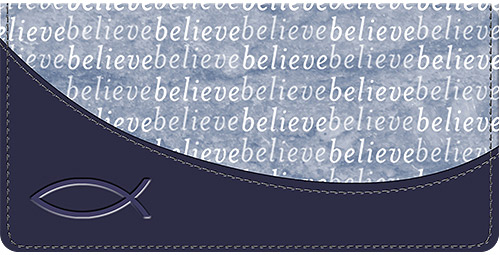 Believe Checkbook Cover