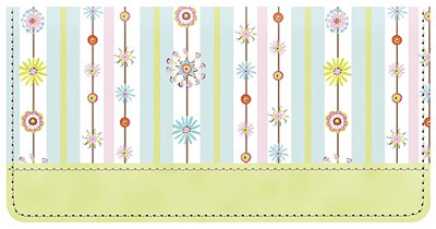 Pompon Checkbook Cover