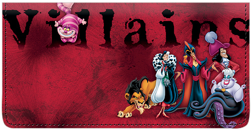 Disney Villains Checkbook Cover