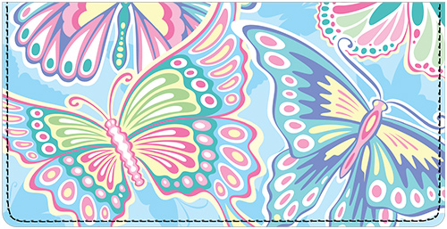 Designs by Shan™ Psychedelic Butterflies Leather Cover