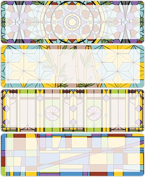 Stained Glass Address Labels