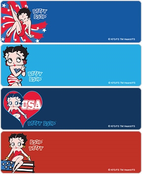 Betty Boop™ Americana Address Labels