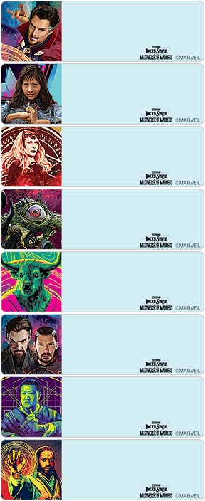Doctor Strange Multiverse of Madness Address Labels
