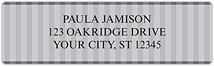 Classic Grey Address Labels Thumbnail