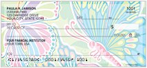Designs by Shan™ Psychedelic Butterflies Checks Thumbnail