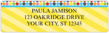 Bright Pop Address Labels