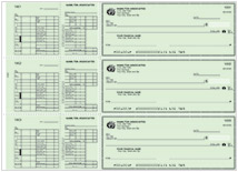 Green Safety Hourly Payroll Checks Thumbnail