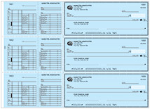 Blue Safety Hourly/Salary Payroll Checks