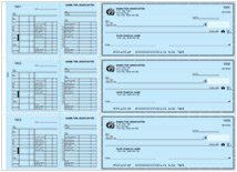 Blue Safety Hourly/Salary Payroll Checks