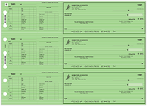 Green Safety Hourly/Salary Payroll Checks