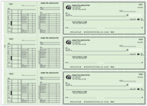 Green Safety Hourly/Salary Payroll Checks Thumbnail