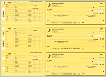 Yellow Safety Hourly/Salary Payroll Checks