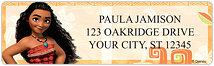 Moana Address Labels Thumbnail