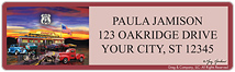 Route 66 Address Labels Thumbnail