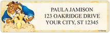 Beauty and the Beast Address Labels Thumbnail