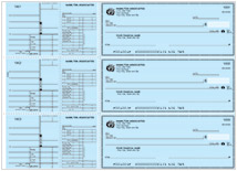 Blue Safety General/Hourly Payroll Checks Thumbnail