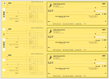 Yellow Safety General/Hourly Payroll Checks