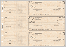 Antique General/Hourly Payroll Checks