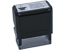 5-Line Self-Inking Stamp w/Logo  Thumbnail