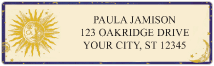 Celestial Address Labels