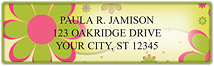 Gail Marie Crazy Daisy Address Labels