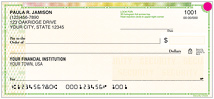 High Security Yellow Checks