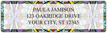 Stained Glass Address Labels Thumbnail