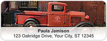 Vintage Trucks Address Labels
