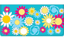 Bright Floral Leather Cover