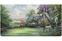 Thomas Kinkade Cottages Checkbook Cover