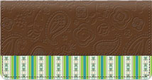 Paisley & Lace Leather Cover