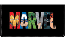 Marvel Logo Leather Cover