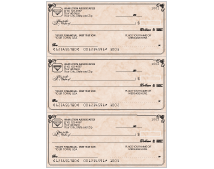 Antique Desk Register Checks Thumbnail