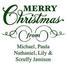 Merry Christmas Stamp Thumbnail