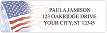 Stars & Stripes Address Labels Thumbnail