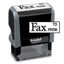 FAX TO/FROM Stock Title Stamp