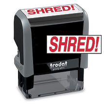 SHRED Stock Title Stamps