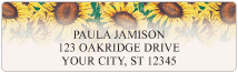 Sunflowers Address Labels Thumbnail