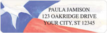 Texas Flag Address Labels