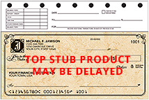 Antique Top-Stub Checks