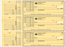 Yellow Safety Deduction Voucher Checks Thumbnail