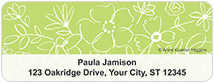 Bright Blooms Address Labels