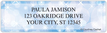 Champagne Sparkles Address Labels Thumbnail